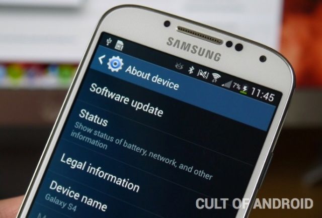 Cult of Android  New Galaxy S4 Software Update Brings HDR Video, More