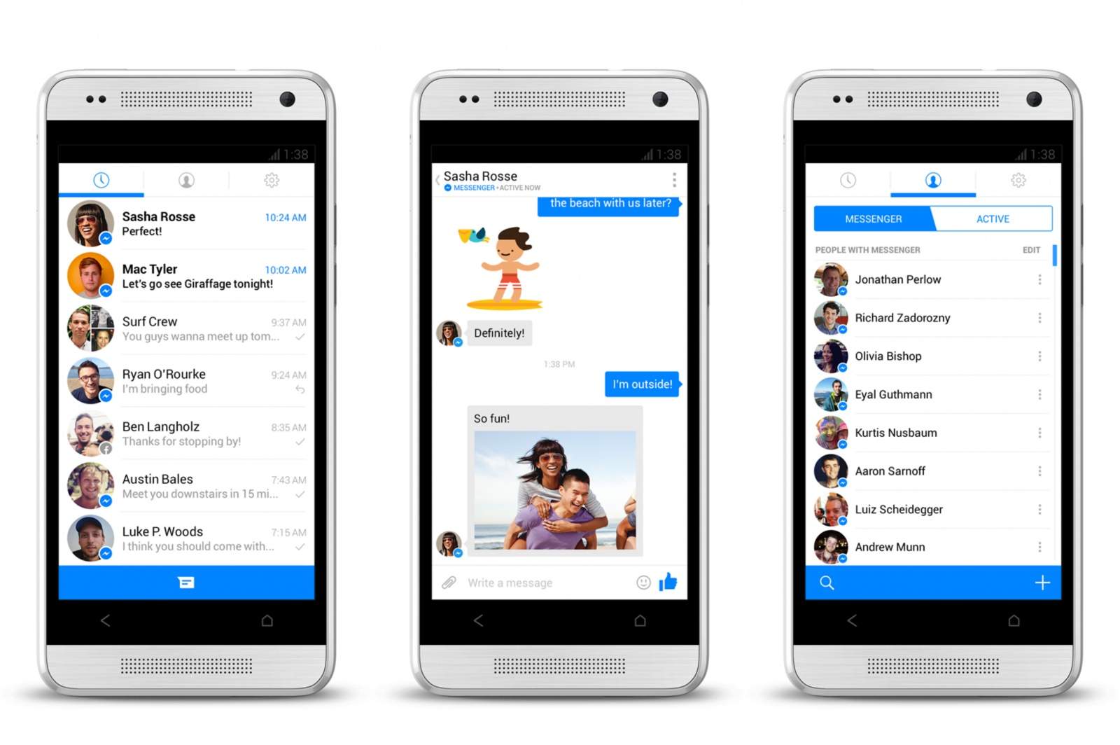 Facebook Messenger, chat app para iOS y Android