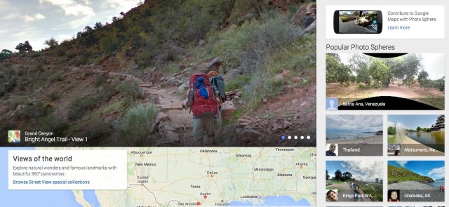 Google Maps View Homepage