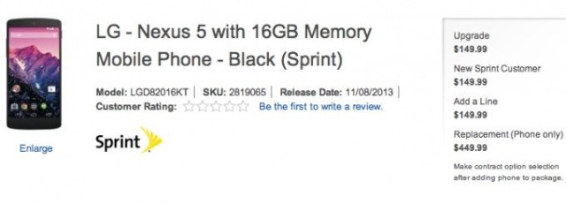 Nexus 5 Best Buy
