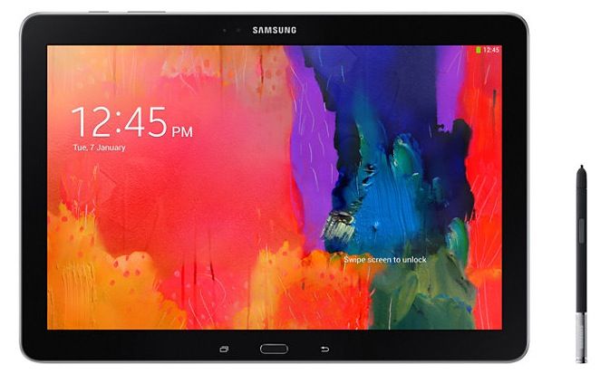 Samsung's Galaxy Note Pro 12.2 in all its giant, block-out-the-sun glory. Photo: Samsung