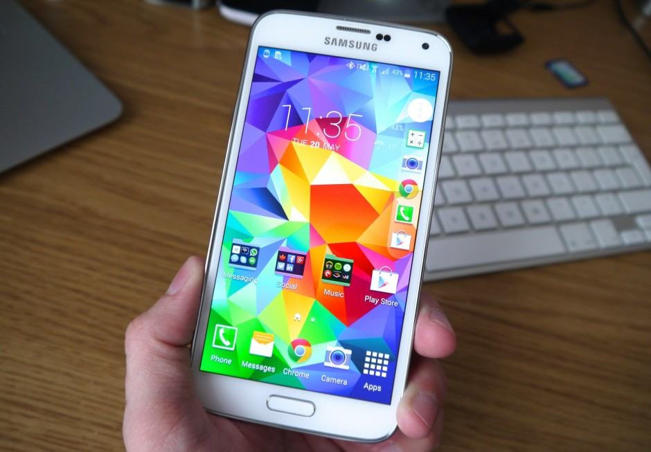 The Galaxy S5. Photo: Killian Bell/Cult of Android.