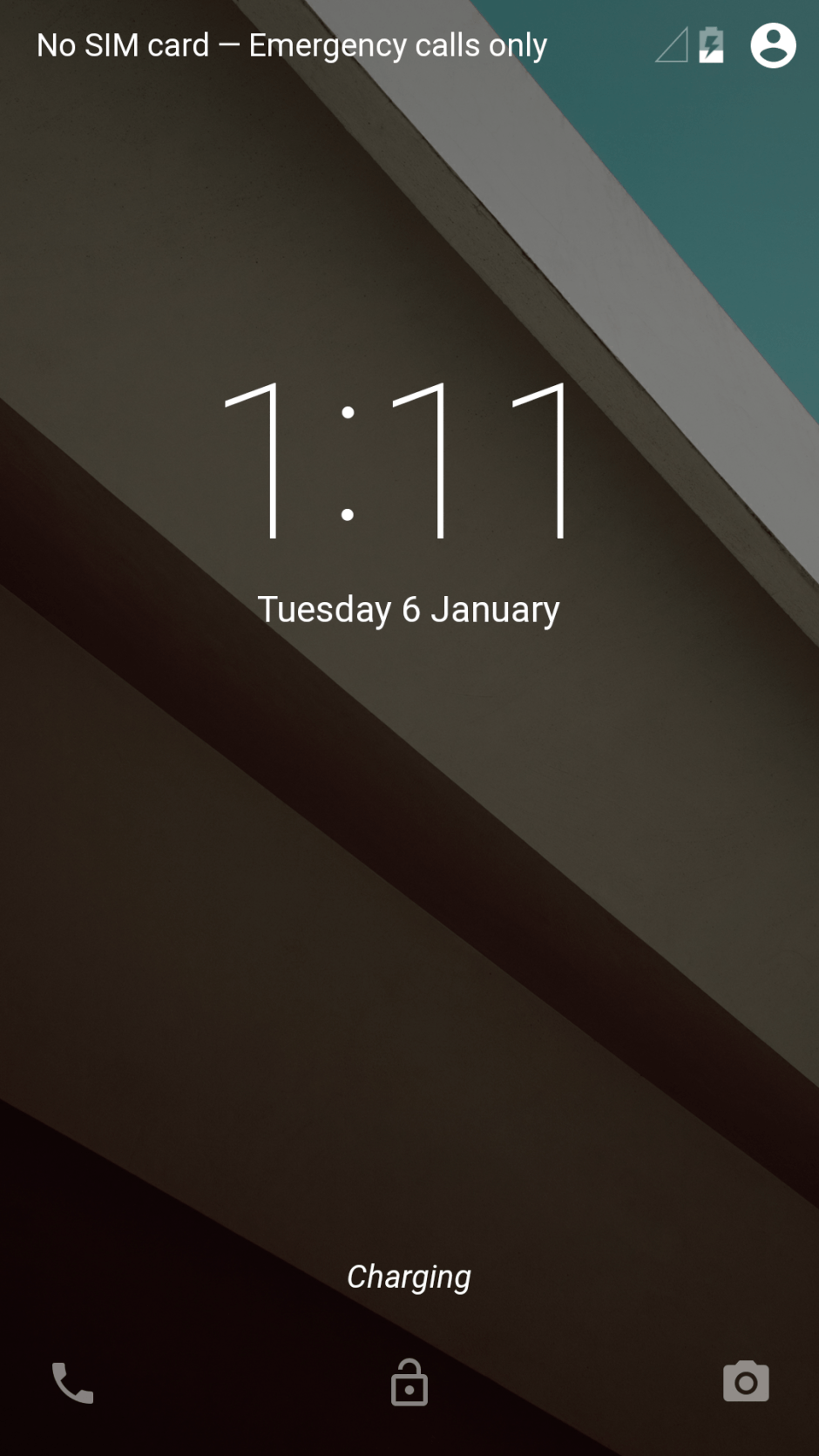 The new lockscreen in Android L