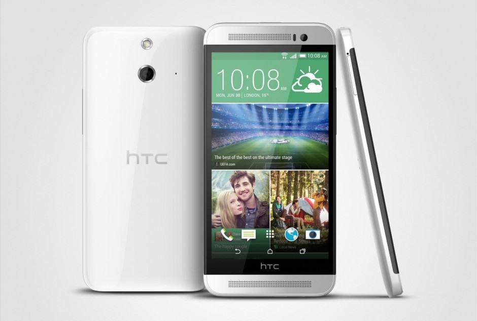 The HTC One E8 in white. Photo: HTC.
