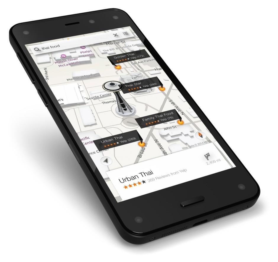 The Fire Phone was initially priced at $199 on contract. Image: Amazon