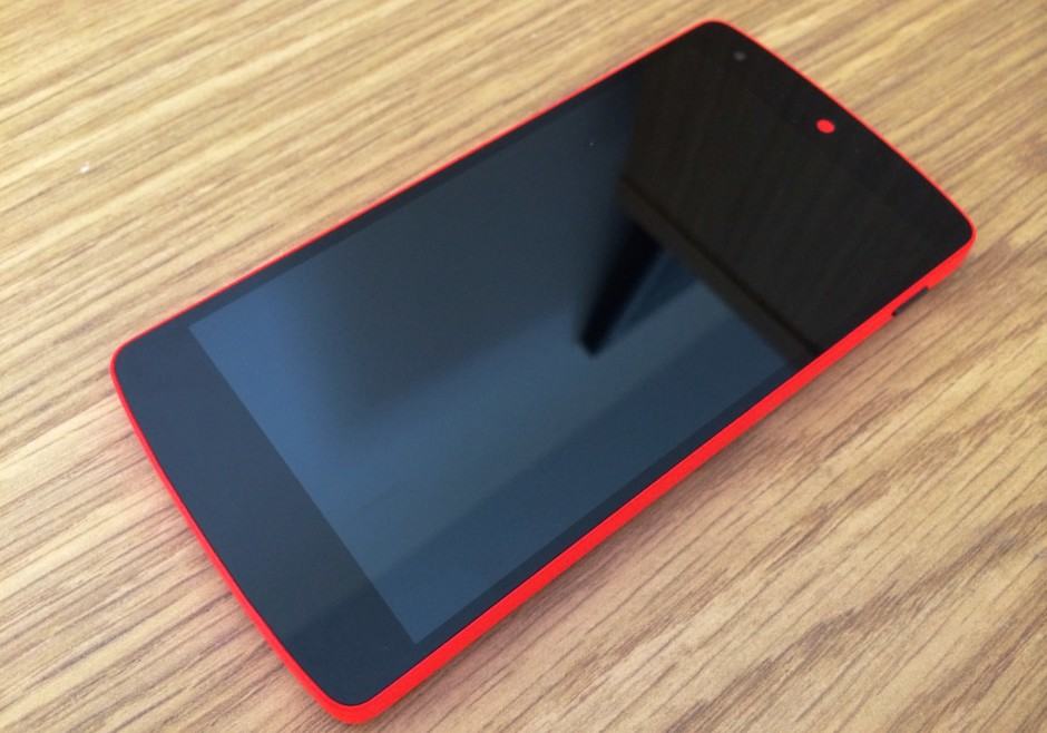 Google's red Nexus 5 is gone. Photo: Killian Bell/Cult of Android.