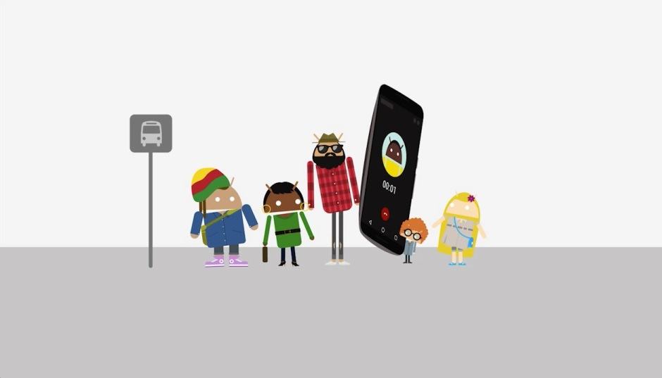 A cartoon Nexus 6 appears in Google's new Android ads. Screenshot: Cult of Android