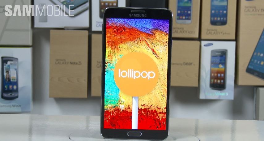 Lollipop looks sweet on the Galaxy Note 3. Screenshot: Cult of Android