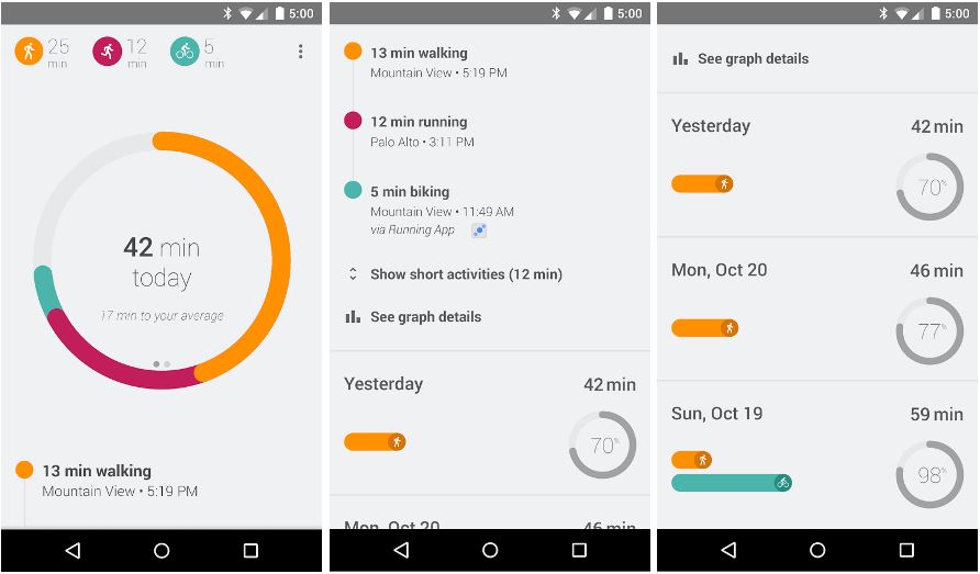 Use your smartphone to stay fit. Screenshots: Google Play