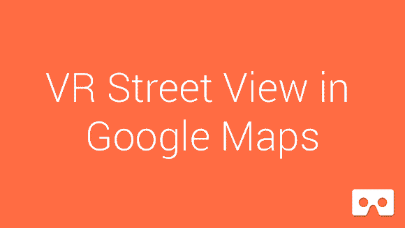 Virtual reality in Street View. Photo: Google