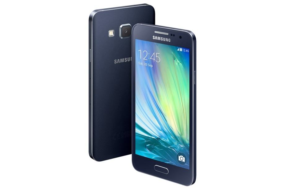 The Galaxy A3 combines premium design with affordable specs. Photo: Samsung