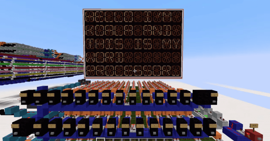 This is a fully-functioning word processor built out of Minecraft blocks. Screenshot: Cult of Android