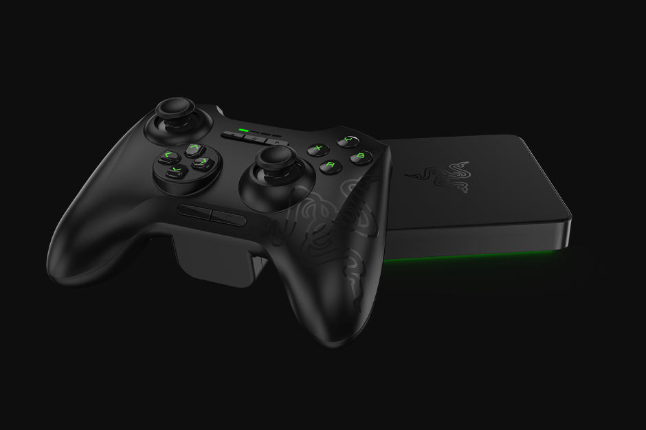 Connect up to four Serval controllers to Forge TV at once. Photo: Razer