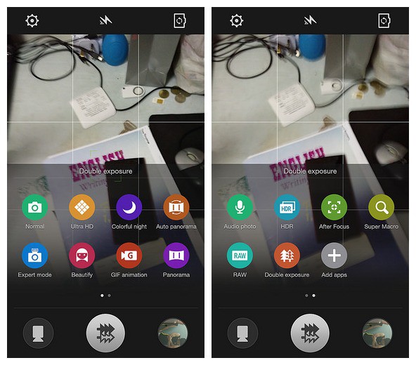 The ColorOS camera app. Screenshots: AndroidBeat