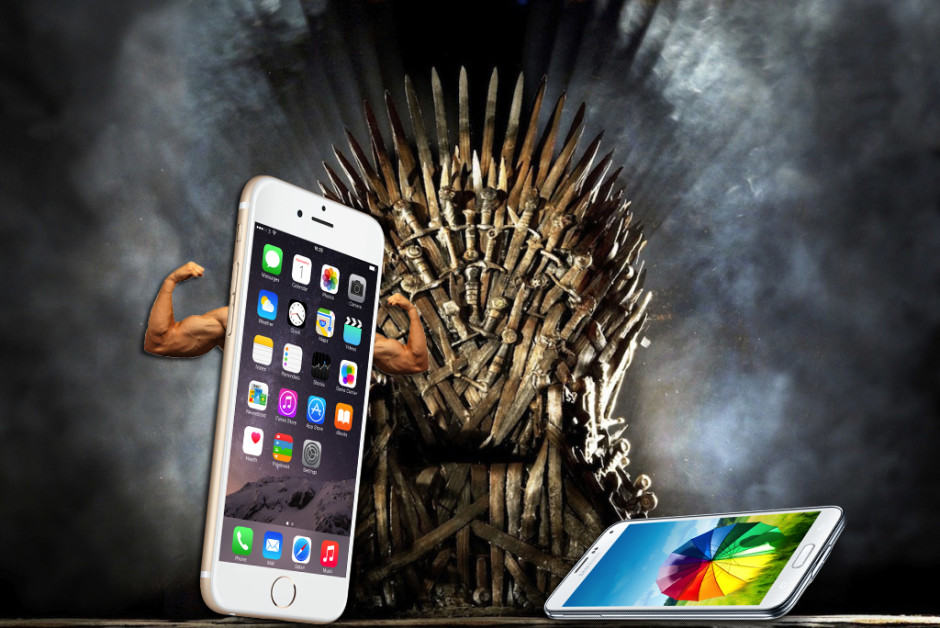 Apple is certainly winning when it comes to the Game of Phones. Photo: HBO/Cult of Android
