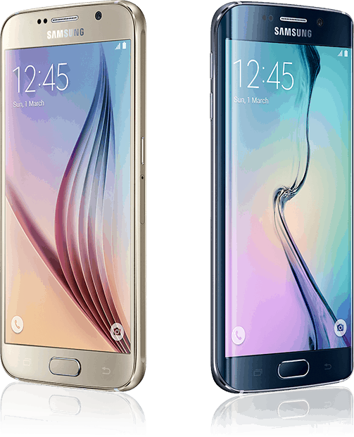 The Galaxy S6 and S6 Edge. Photo: Samsung
