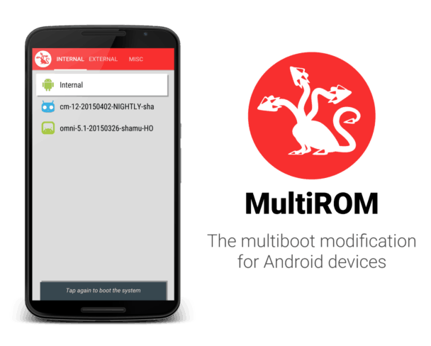 MultiROM now supports Google's latest and greatest. Photo: MultiROM