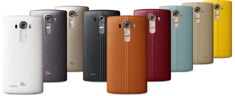 The G4's many design options. Photo: LG