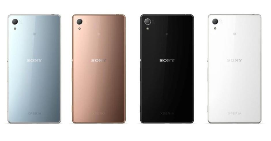 Xperia Z4 comes in four colors. Photo: Sony