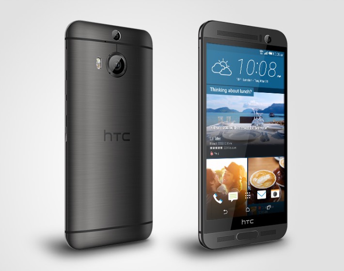 The One M9+ also comes in black. Photo: HTC