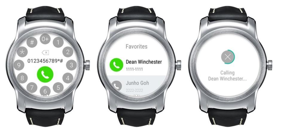 LG Call for Watch Urbane (and only Watch Urbane). Screenshots: Google Play