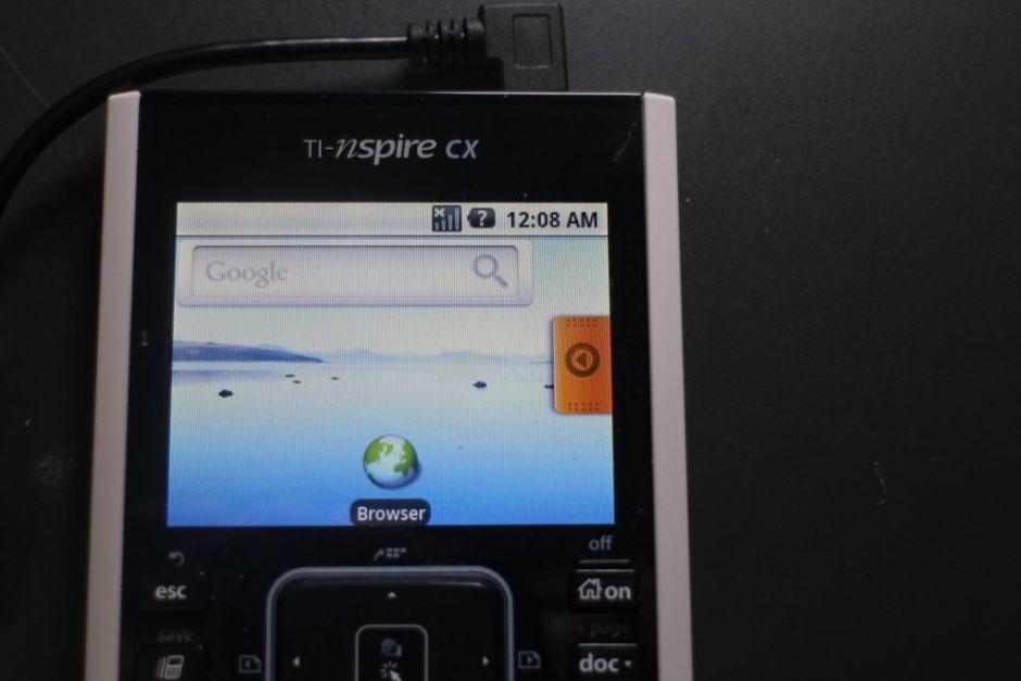 Android on a calculator. Photo: Josh Max
