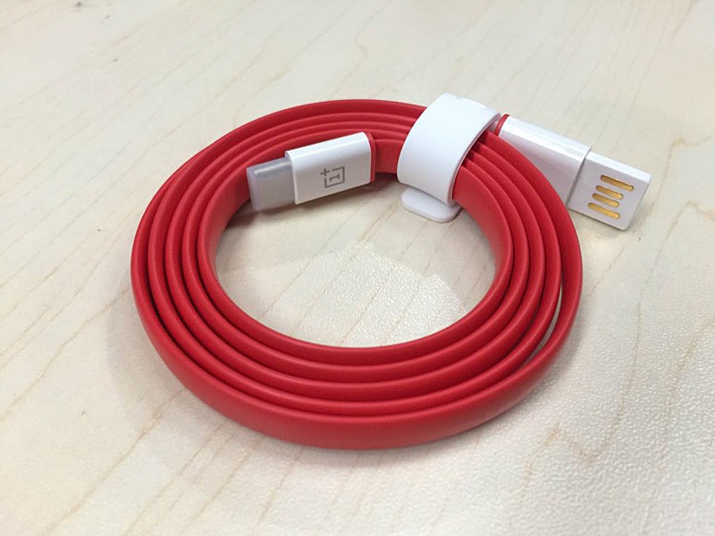 The OnePlus 2's USB-C cable is terrific. Photo: OnePlus