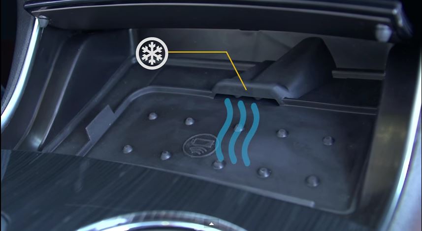 Chevrolet's "Active Phone Cooling." Photo: Chevrolet
