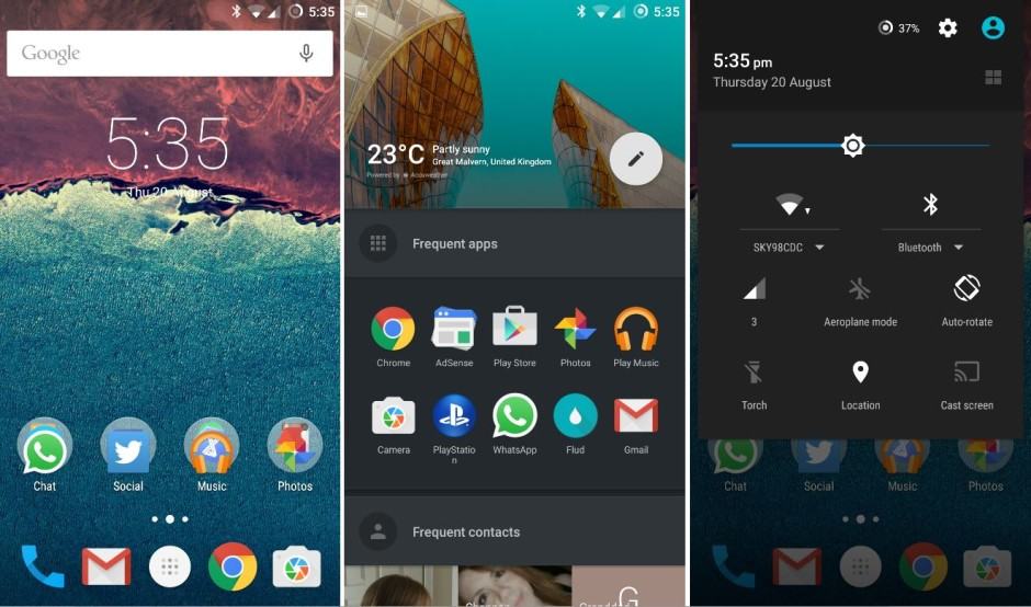 OxygenOS on the OnePlus 2. Screenshots: Killian Bell/Cult of Android
