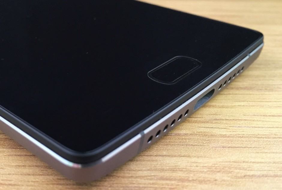 The OnePlus 2's fingerprint scanner. Photo: Killian Bell/Cult of Android