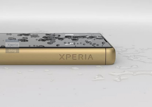 Xperia Z5 won't mind water. Photo: Sony