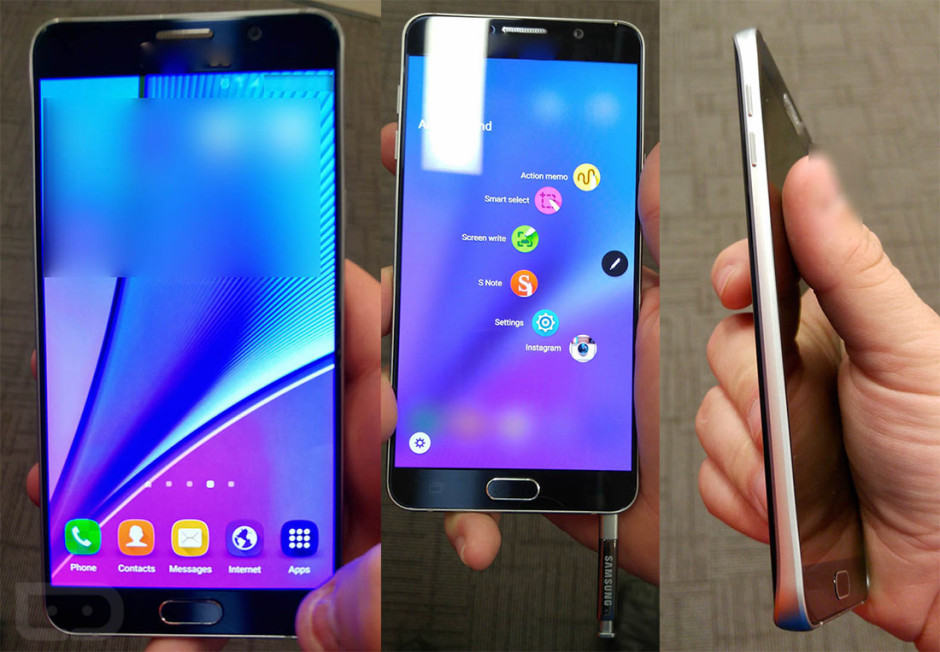 The Galaxy Note 5 gets leaked again. Photo: Droid-Life
