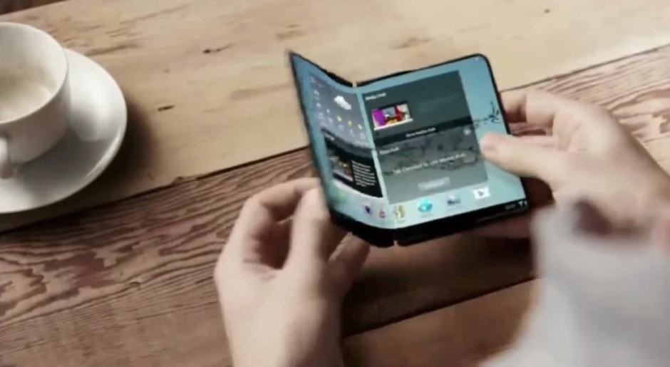 Samsung's first folding smartphone could arrive next year. Photo: Samsung