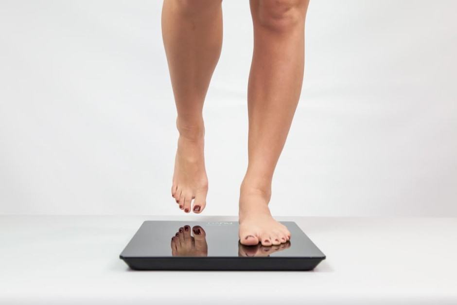 Nuyu's wireless scale keeps an eye on your BMI. Photo: Health o Meter