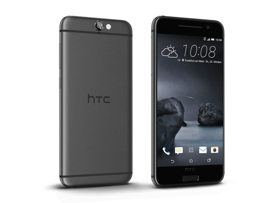 The One A9 looks even more like an iPhone in black. Photo: HTC
