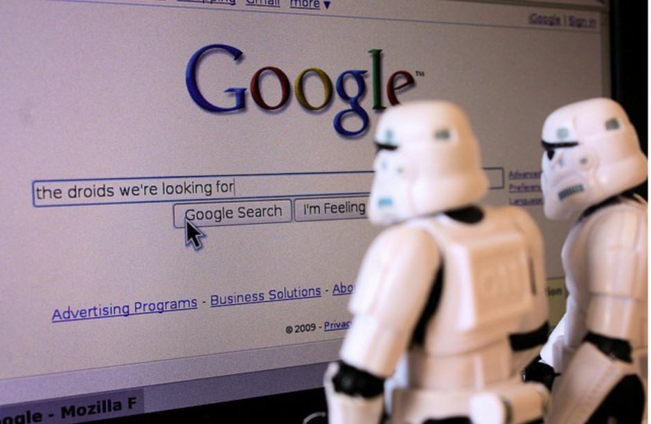 Google Transparency report star wars stormtroopers