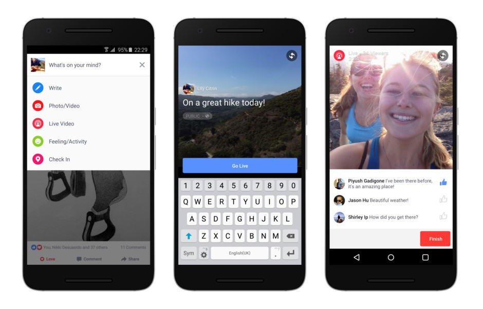 Facebook Live Android