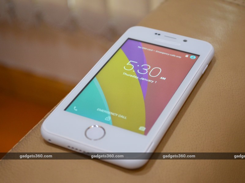 The actual Freedom 251. Photo: NDTV/Gadgets 360