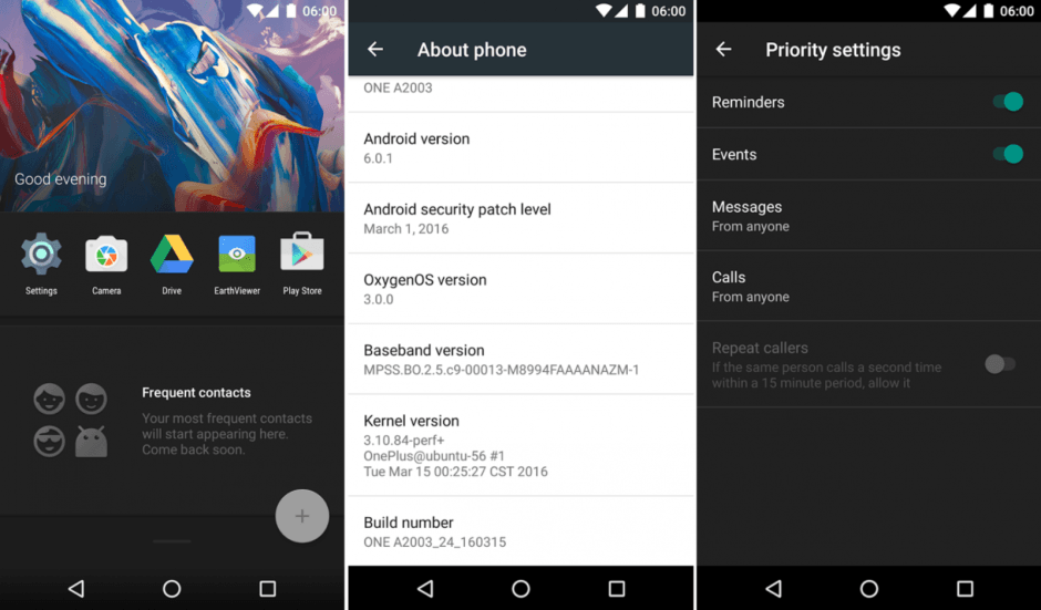 OxygenOS 3.0 for the OnePlus 2., Screenshots: Android Police